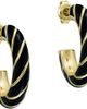 Ted Baker Ted Baker Trinna Twisted Enamel Hoop Earrings - 1