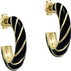 Ted Baker Ted Baker Trinna Twisted Enamel Hoop Earrings