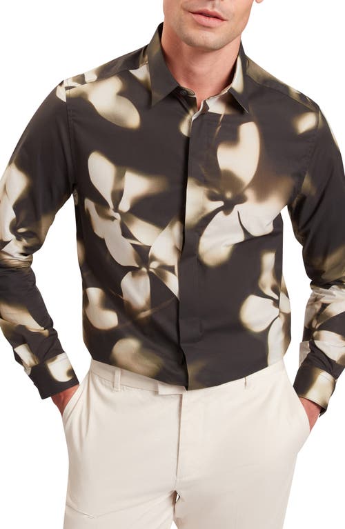Ted Baker Ted Baker Wrenin Photographic Floral Print Button-Up Shirt
