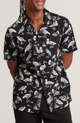 Ted Baker Ted Baker Yamal Duck Print Camp Shirt