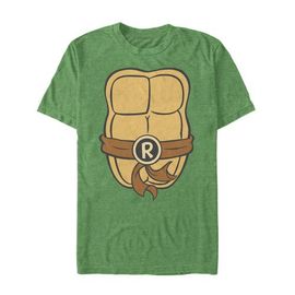 TEENAGE MUTANT NINJA TURTLES Men's Teenage Mutant Ninja Turtles Raphael Costume Graphic T-Shirt