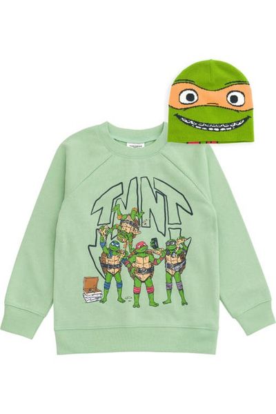 TEENAGE MUTANT NINJA TURTLES TEENAGE MUTANT NINJA TURTLES 2-Piece Fleece Sweatshirt and Hat Set