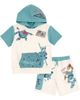 TEENAGE MUTANT NINJA TURTLES TEENAGE MUTANT NINJA TURTLES 2-Piece Hooded Tee and Shorts Set - 1
