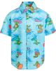 TEENAGE MUTANT NINJA TURTLES TEENAGE MUTANT NINJA TURTLES Hawaiian Short Sleeve Button Down Shirt - 1
