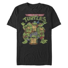 TEENAGE MUTANT NINJA TURTLES TEENAGE MUTANT NINJA TURTLES Men's Best Friend Shot Short Sleeve Graphic T-Shirt