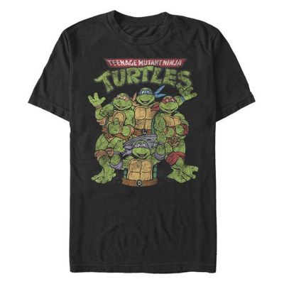TEENAGE MUTANT NINJA TURTLES TEENAGE MUTANT NINJA TURTLES Men's Best Friend Shot Short Sleeve Graphic T-Shirt
