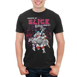 TEENAGE MUTANT NINJA TURTLES TEENAGE MUTANT NINJA TURTLES Men's Have a Slice Day Sketch Art Short Sleeve Graphic T-Shirt
