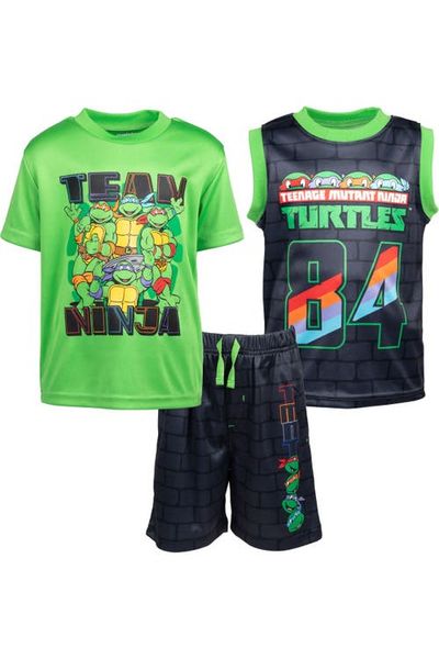 TEENAGE MUTANT NINJA TURTLES TEENAGE MUTANT NINJA TURTLES Tee Tank and Shorts Set