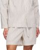 Tekla Tekla Beige & Brown Poplin Pyjama Shorts - 4