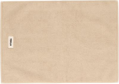 Tekla Tekla Beige Terry Bath Mat