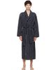 Tekla Tekla Black & White Terry Classic Bathrobe - 1