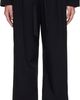 Tekla Tekla Black Striped Poplin Pyjama Pants - 1