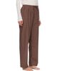 Tekla Tekla Brown Fine Twill Pyjama Pants - 2