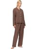 Tekla Tekla Brown Fine Twill Pyjama Pants - 4
