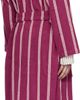 Tekla Tekla Burgundy Terry Hooded Bathrobe - 3