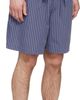 Tekla Tekla Navy & Brown Poplin Pyjama Shorts - 2