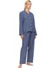 Tekla Tekla Navy Fine Twill Pyjama Pants - 4