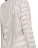 Tekla Tekla Off-White & Brown Poplin Long-Sleeved Pyjama Shirt - 3