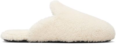 Tekla Tekla Off-White Home Slippers