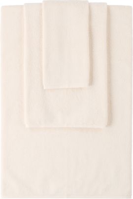 Tekla Tekla Off-White Terrycloth Towel Set, 3 pcs