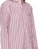 Tekla Tekla Pink & Off-White Poplin Long-Sleeved Pyjama Shirt - 2