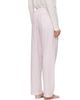 Tekla Tekla Pink Fine Twill Pyjama Pants - 3