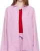 Tekla Tekla Pink Long-Sleeved Pyjama Shirt - 1