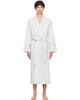 Tekla Tekla White & Blue Terry Classic Bathrobe - 1
