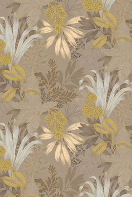 Tempaper & Co. Coniferous Floral Hazelwood Unpasted Wallpaper