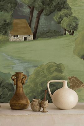 Tempaper & Co. Jeremiah Brent Fallow Dusk Peel-and-Stick Wallpaper