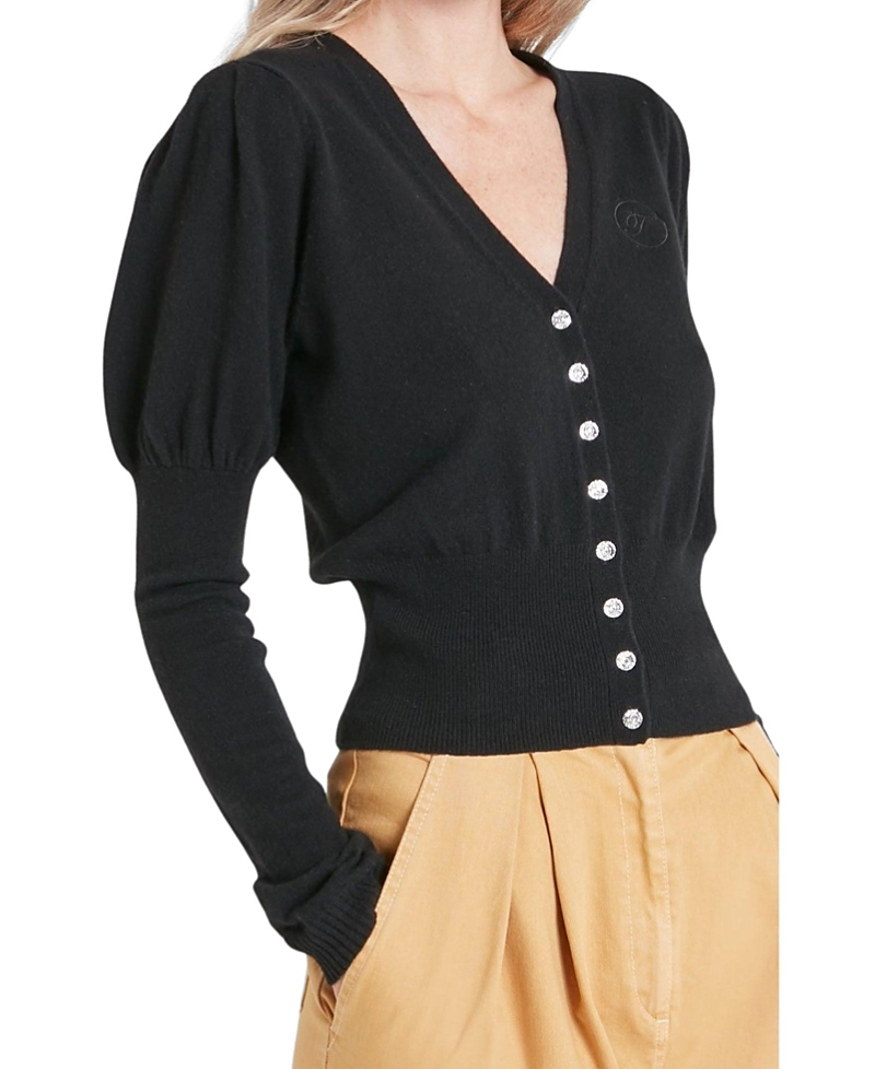 Temperley London Temperley London Women's Tonal T-Logo Cardigan