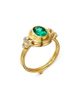 Temple St. Clair Temple St. Clair 18K Yellow Gold Emerald & Diamond Classic Temple Ring - 1