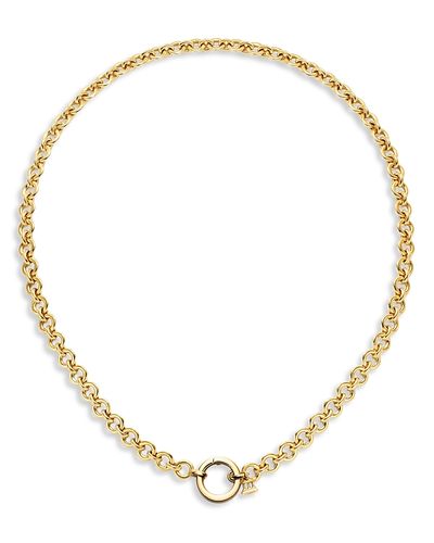 Temple St. Clair Temple St. Clair 18K Yellow Gold Fj Mini Jean d'Arc Chain Necklace, 18