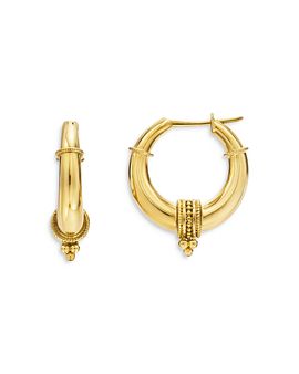 Temple St. Clair Temple St. Clair 18K Yellow Gold Florence86 Beaded Hellenistic Hoop Earrings