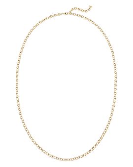 Temple St. Clair Temple St. Clair 18K Yellow Gold Ribbon Chain Necklace, 32