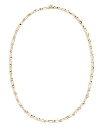Temple St. Clair Temple St. Clair 18K Yellow Gold Small River Link Chain Necklace, 24