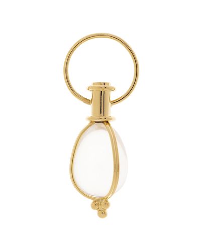 Temple St. Clair Temple St. Clair Oval Crystal Amulet in 18K Yellow Gold