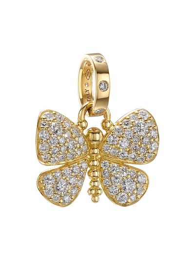 Temple St. Clair Women's 18K Gold Snow Butterfly Pendant