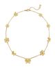 Temple St. Clair Women's Florence86 Golden Flower 18K Yellow Gold & 0.31 TCW Diamond Necklace - 1