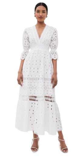 Temptation Positano Temptation Positano Curry Dress White