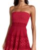 Temptation Positano Temptation Positano Tectite Lace Dress Red L - 1