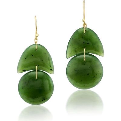 Ten Thousand Things Ten Thousand Things Jade Tiny Arp Drop Earrings 