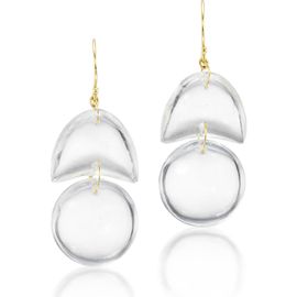 Ten Thousand Things Ten Thousand Things Rock Crystal Tiny Arp Drop Earrings 
