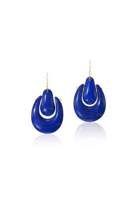 Ten Thousand Things Ten Thousand Things Small Lapis Lazuli O'Keefe Drop Earrings 