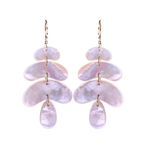 Ten Thousand Things Ten Thousand Things Small Mother-of-Pearl Flat Earrings 