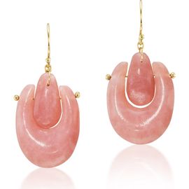 Ten Thousand Things Ten Thousand Things Small Pink Opal O'Keefe Drop Earrings 