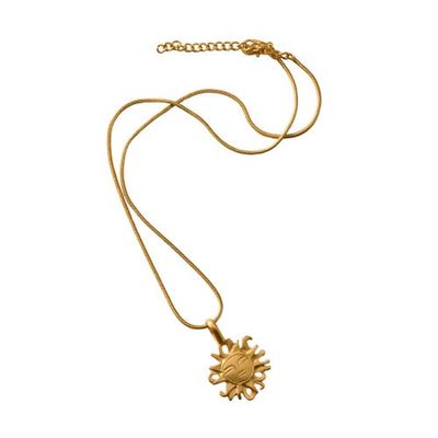 Ten Thousand Villages Ten Thousand Villages Calida Plate Sun Pendant Necklace