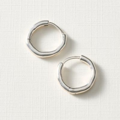 Ten Thousand Villages Ten Thousand Villages Elisa Sterling Hoop Earrings