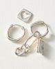 Ten Thousand Villages Ten Thousand Villages Elisa Sterling Hoop Earrings - 4