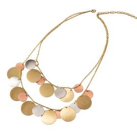 Ten Thousand Villages Ten Thousand Villages Jharana Layered Disc Necklace